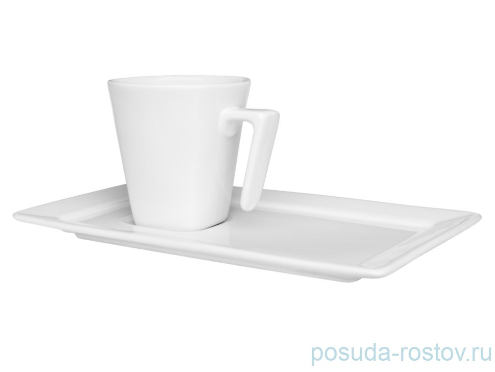 Блюдце 23,5 х 14 см 1 шт "Платон /Белый" / 157803 Блюдце 23,5 х 14 см 1 шт "Платон /Белый" / 157803