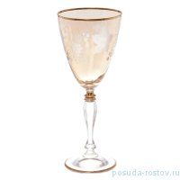 Бокалы для белого вина 6 шт &quot;Франческа /Виноградная гроздь /Янтарные&quot; / 166028