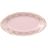 Блюдо 23 см овальное &quot;Соната /Розовый цветок&quot; розовая / 159149