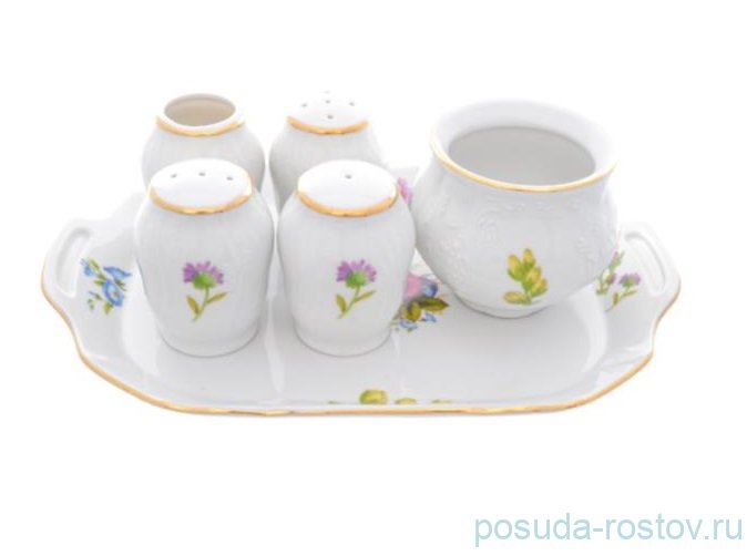 Набор для специй 6 предметов Thun "Бернадотт /Весенние цветы" / 232799 Набор для специй 6 предметов Thun "Бернадотт /Весенние цветы" / 232799