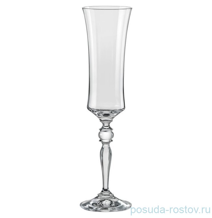 Бокалы для шампанского 190 мл 6 шт "Грация /Без декора" / 111301