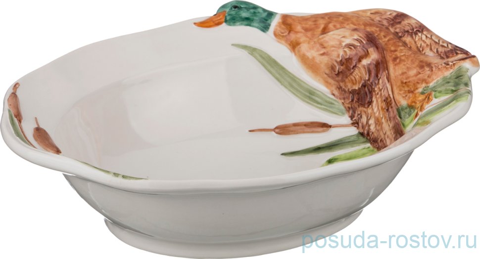 Блюдо 33 х 26 х 8 см овальное "Утка" / 215366