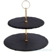 Этажерка 2-х ярусная 24 см &quot;Agness&quot; (25, 20 см) / 198970