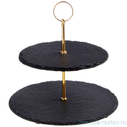 Этажерка 2-х ярусная 24 см &quot;Agness&quot; (25, 20 см) / 198970