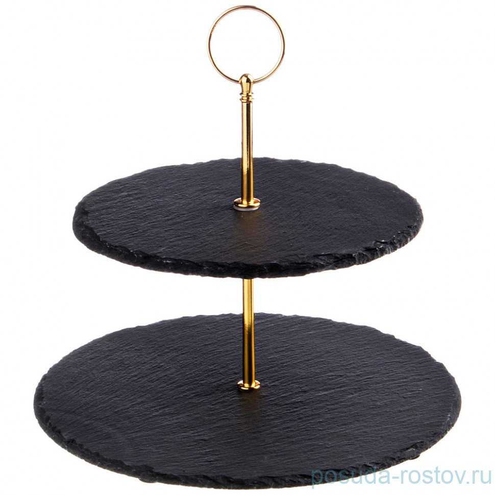 Этажерка 2-х ярусная 24 см "Agness" (25, 20 см) / 198970