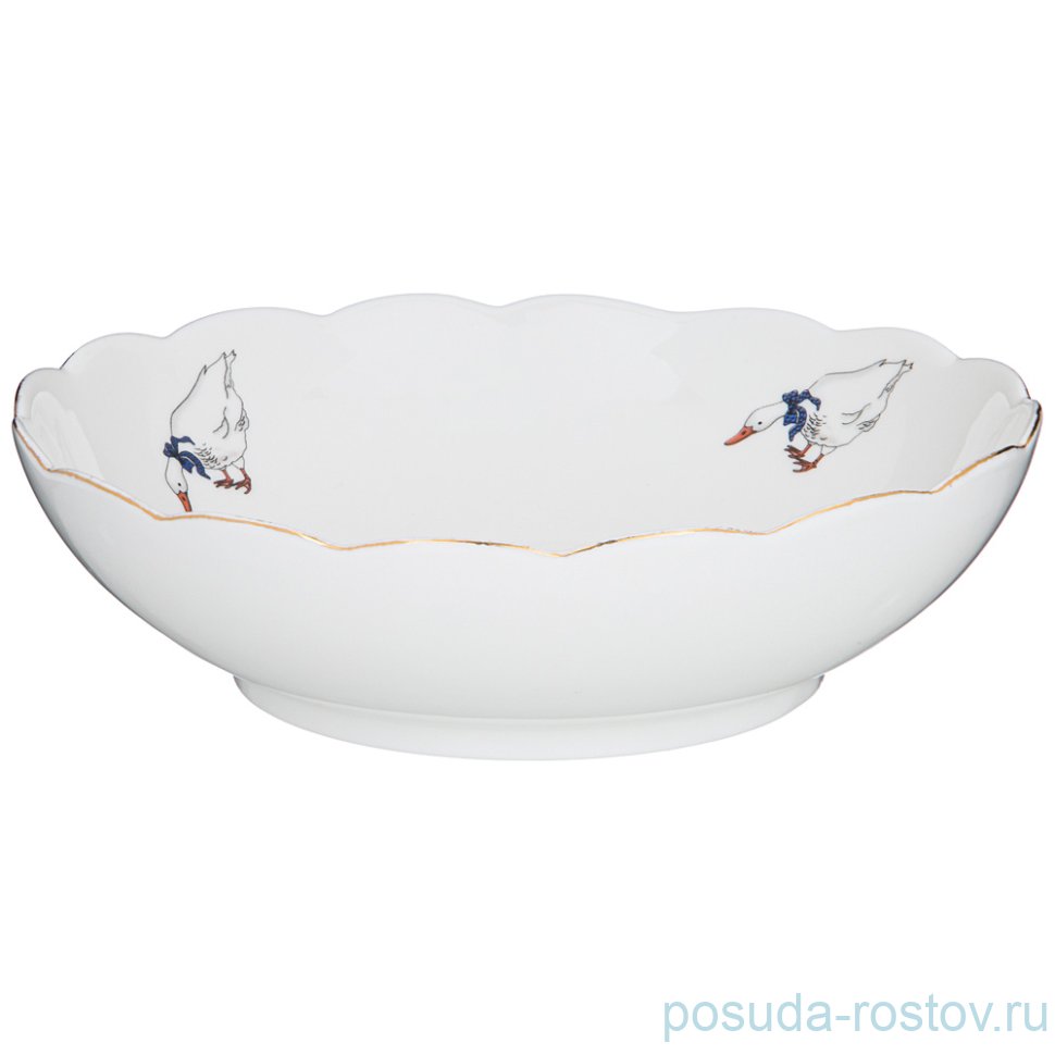 Салатник 19,5 х 5 см "Гуси" / 244305 Салатник 19,5 х 5 см "Гуси" / 244305