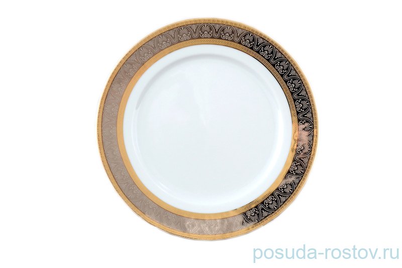Тарелка 19 см 1 шт "Опал /Платина с золотом" / 153781 Тарелка 19 см 1 шт "Опал /Платина с золотом" / 153781