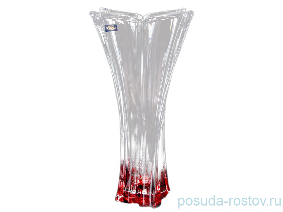 Ваза для цветов 36 см "Флораль /Красное дно" / 075759 Ваза для цветов 36 см "Флораль /Красное дно" / 075759