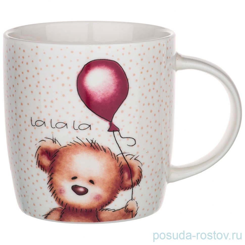 Кружка 390 мл "Funny frends /Медвежонок /La La La" / 229489 Кружка 390 мл "Funny frends /Медвежонок /La La La" / 229489
