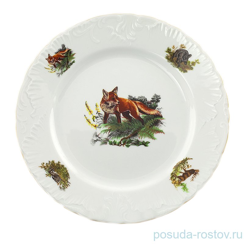 Блюдо 32 см круглое "Рококо /Охота" / 061379 Блюдо 32 см круглое "Рококо /Охота" / 061379