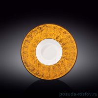 Тарелка 24 см глубокая жёлтая &quot;Splash&quot; / 261824