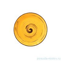 Тарелка 23 см жёлтая &quot;Spiral&quot; / 261600