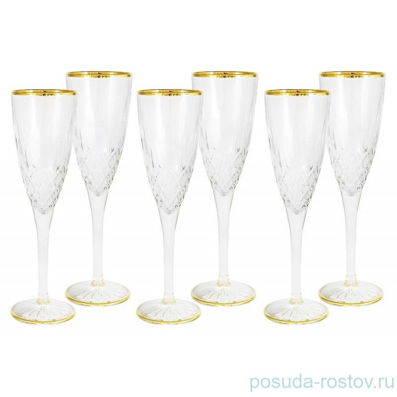Бокалы для шампанского 125 мл 6 шт "Уэльс" / 292034 Бокалы для шампанского 125 мл 6 шт "Уэльс" / 292034