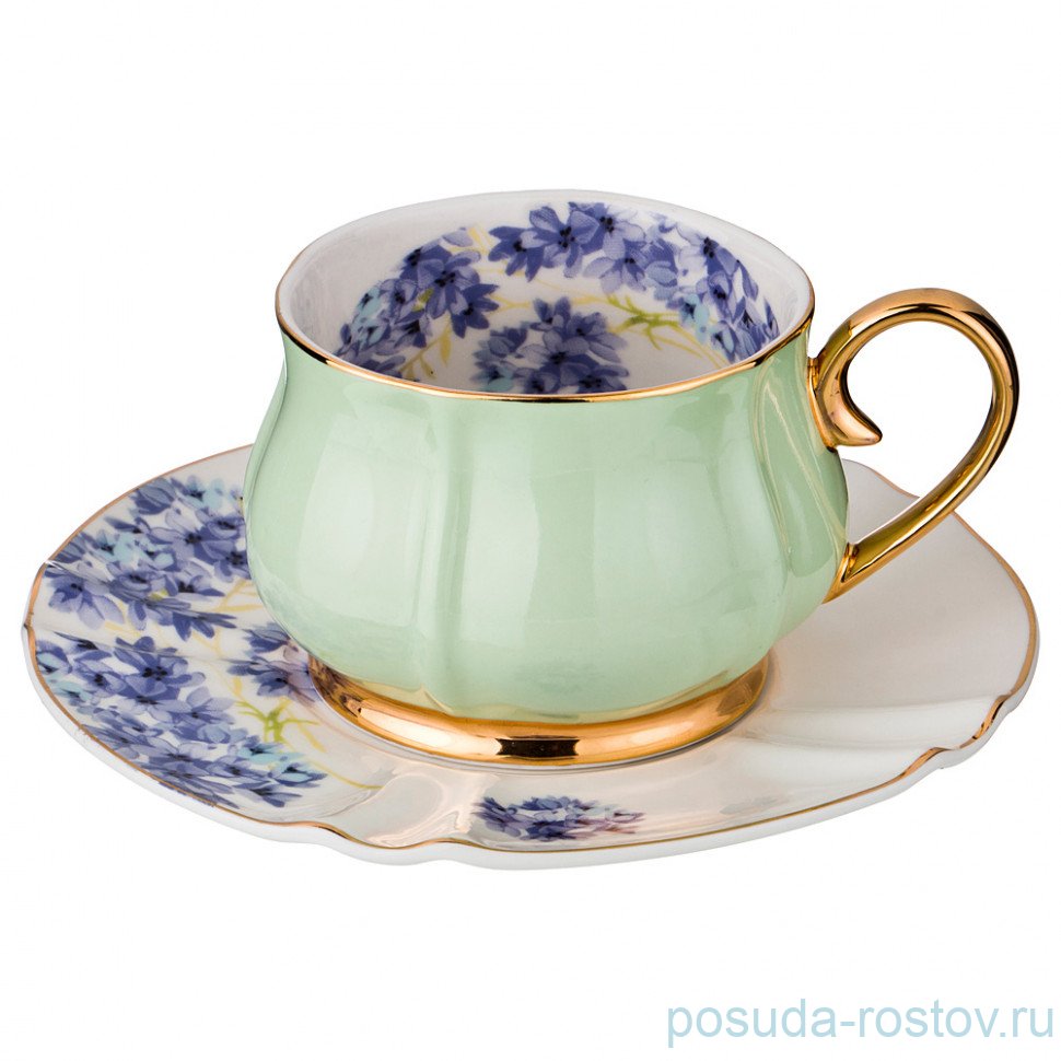 Чайная пара 200 мл 1 шт "Времена года /Минт" / 200945 Чайная пара 200 мл 1 шт "Времена года /Минт" / 200945