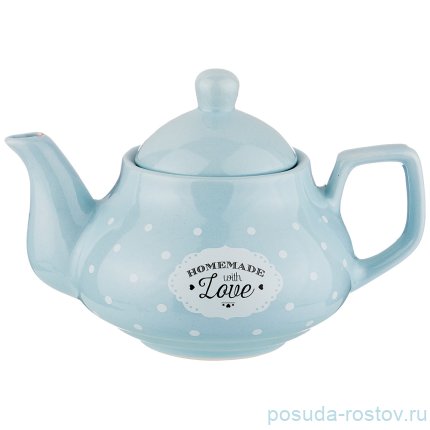 Заварочный чайник 800 мл &quot;Милый прованс /Голубой&quot; / 187061