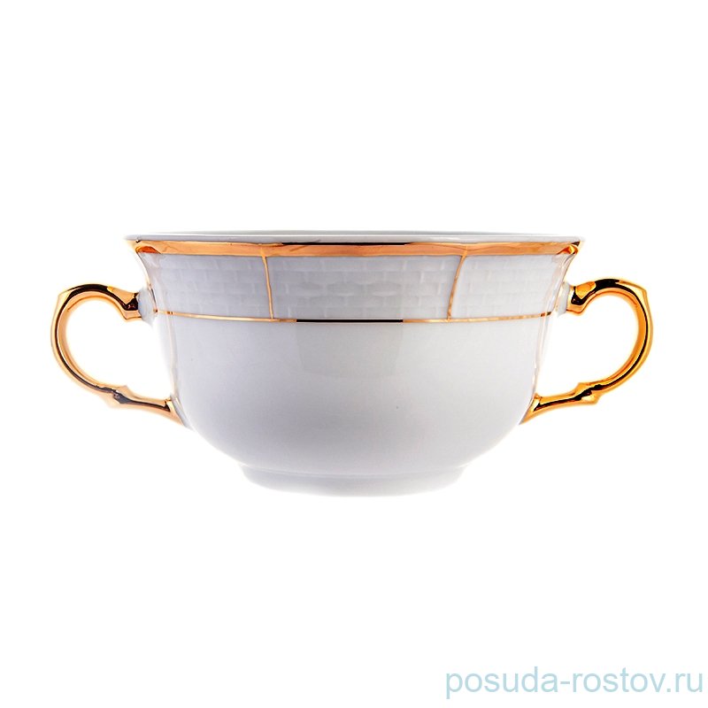 Набор бульонниц 170 мл 6 шт "Менуэт /Отводка золото" / 245018 Набор бульонниц 170 мл 6 шт "Менуэт /Отводка золото" / 245018
