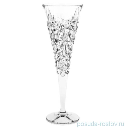 Бокал для шампанского 200 мл 1 шт &quot;Glacier /Без декора&quot; хрусталь Йиглава / 163899