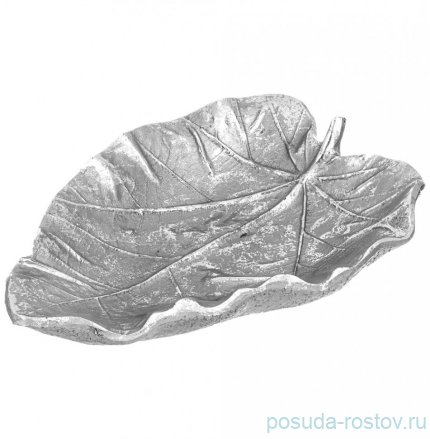 Блюдо 35 х 24 х 7 см &quot;лист&quot; /сталь / 298545