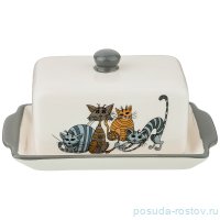 Маслёнка 18 х 11 х 10,5 см &quot;Озорные коты&quot; / 207045