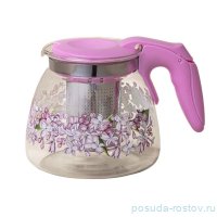 Заварочный чайник 900 мл с фильтром &quot;Сирень&quot; / 345993