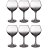 Бокалы для белого вина 280 мл 6 шт &quot;Графитовый /Омбре&quot; / 250877