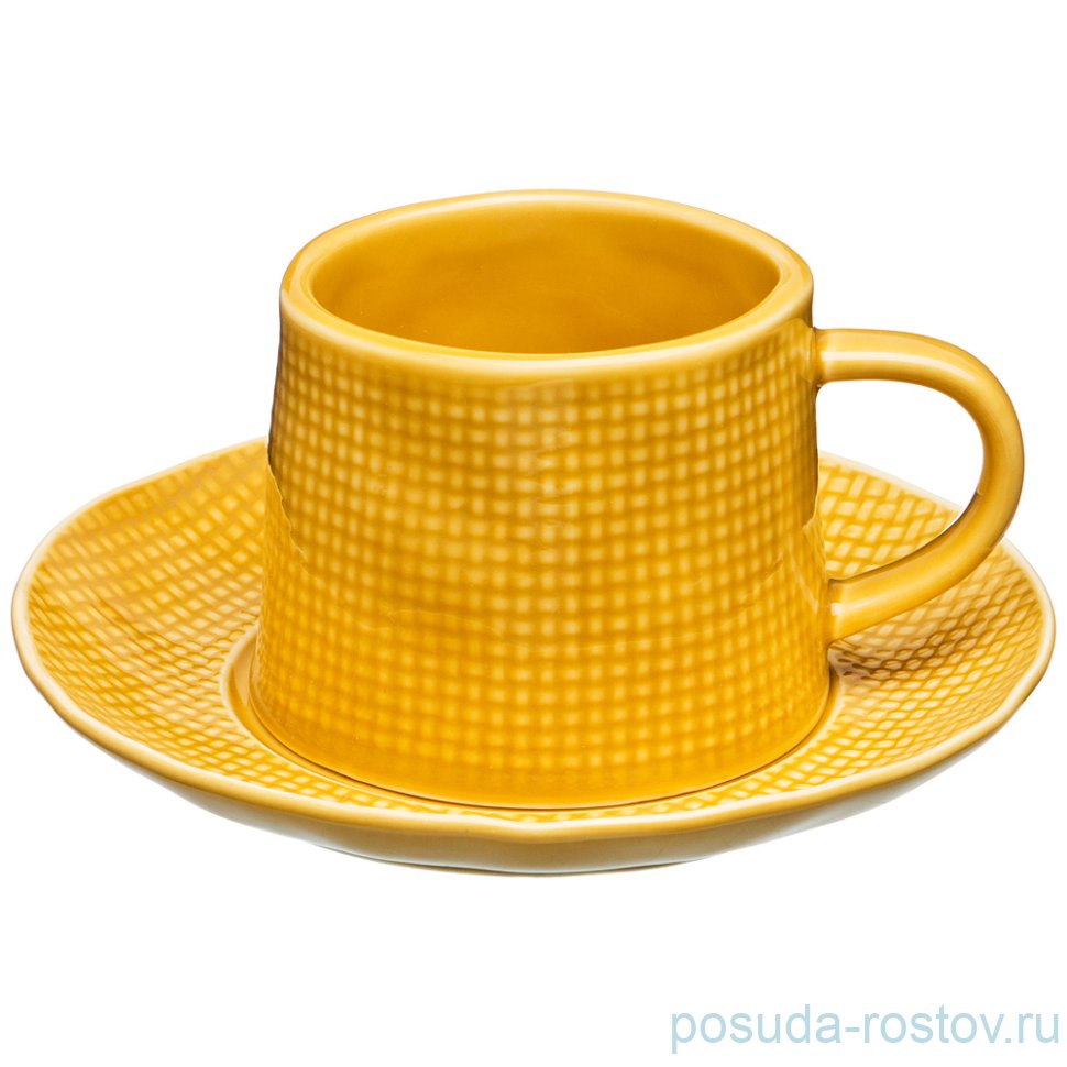 Чайная пара 200 мл "Concept /Жёлтый" (4шт.) / 190880