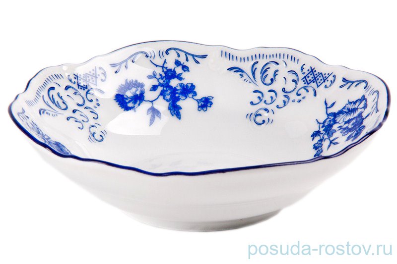 Салатник 25 см "Бернадотт /Синие розы" / 043526