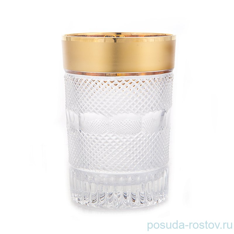 Стаканы для сока 200 мл 6 шт "Мозер /Матовое золото" / 159635