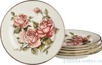 Набор тарелок 20 см 6 шт &quot;Корейская Роза&quot; / 187796