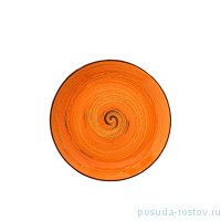 Тарелка 23 см оранжевая &quot;Spiral&quot; / 261574