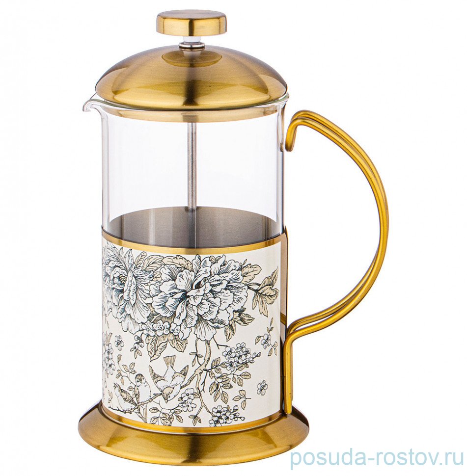 Френч-пресс 600 мл "Agness /Винтаж /Королевский сад" / 228810
