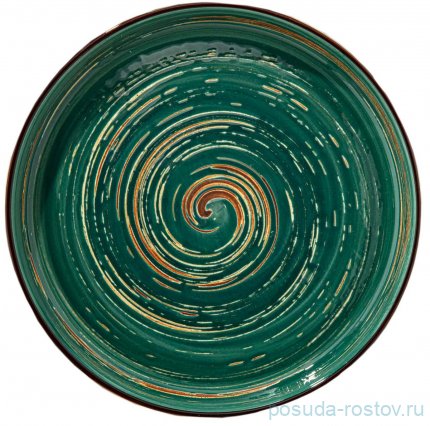 Тарелка 23 см зелёная &quot;Spiral&quot; / 261630