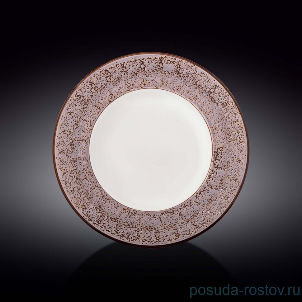 Тарелка 28,5 см глубокая сиреневая "Splash" / 261451