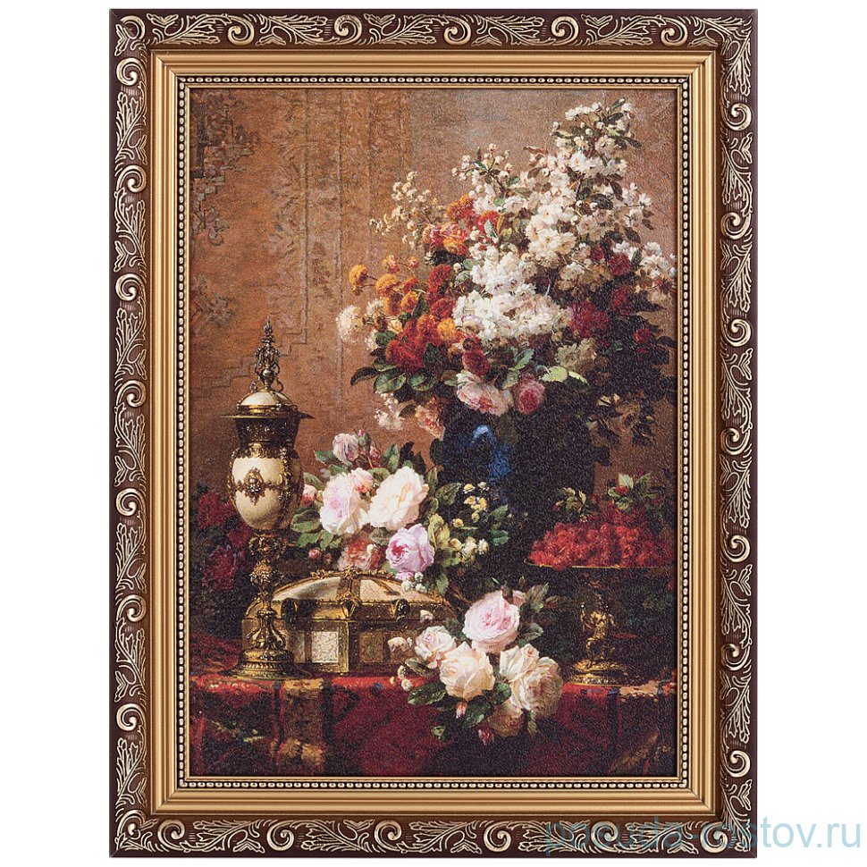Картина 25 х 35 см "Натюрморт" /рамка евро тёмная / 263769 Картина 25 х 35 см "Натюрморт" /рамка евро тёмная / 263769