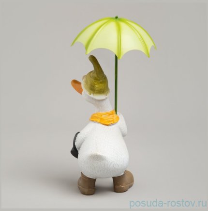 Статуэтка 10,5 х 12 х 20 см &quot;Утка под зонтиком&quot; / 378374