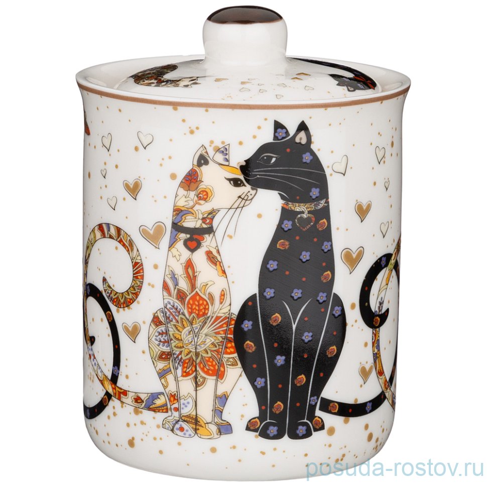 Банка для сыпучих продуктов 9,5 х 7,5 см 220 мл "Парижские коты" / 254679 Банка для сыпучих продуктов 9,5 х 7,5 см 220 мл "Парижские коты" / 254679