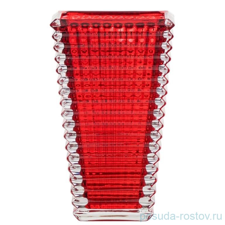 Ваза для цветов 23 см красная "Baccarat" / 336318