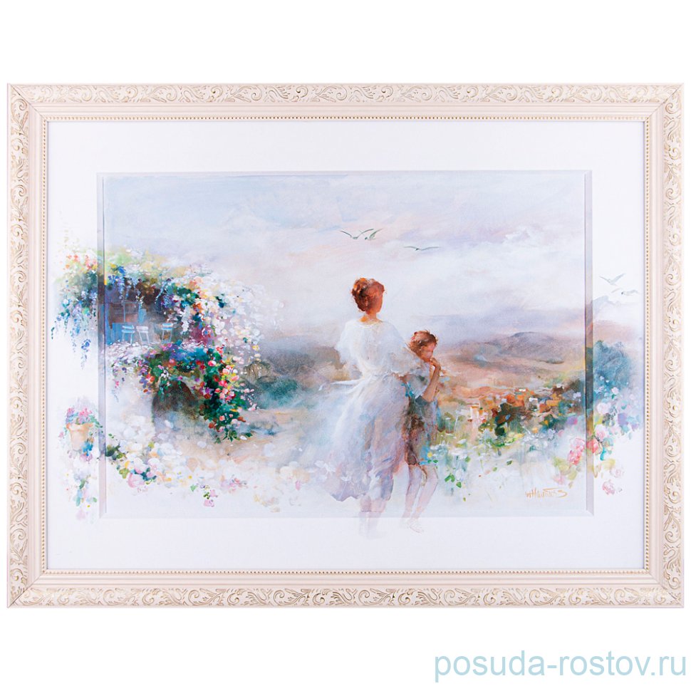 Картина 60 х 80 см /рамка крем с золотом / 275190 Картина 60 х 80 см /рамка крем с золотом / 275190