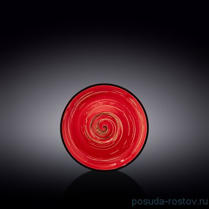 Блюдце 14 см красное &quot;Spiral&quot; / 261565