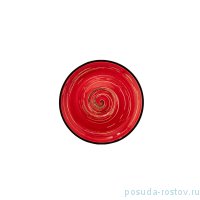 Блюдце 14 см красное &quot;Spiral&quot; / 261565