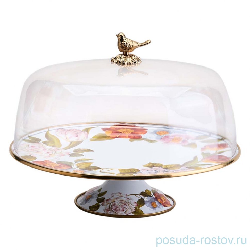 Тортница 30 см н/н с крышкой "Фландрия" / 368692