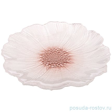 Тарелка 21 см 1 шт &quot;белый цветок&quot; / 252318