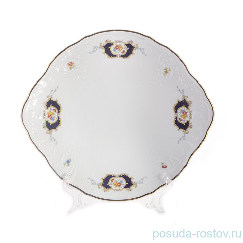 Пирожковая тарелка 27 см "Бернадотт /Синеглазка" / 092597