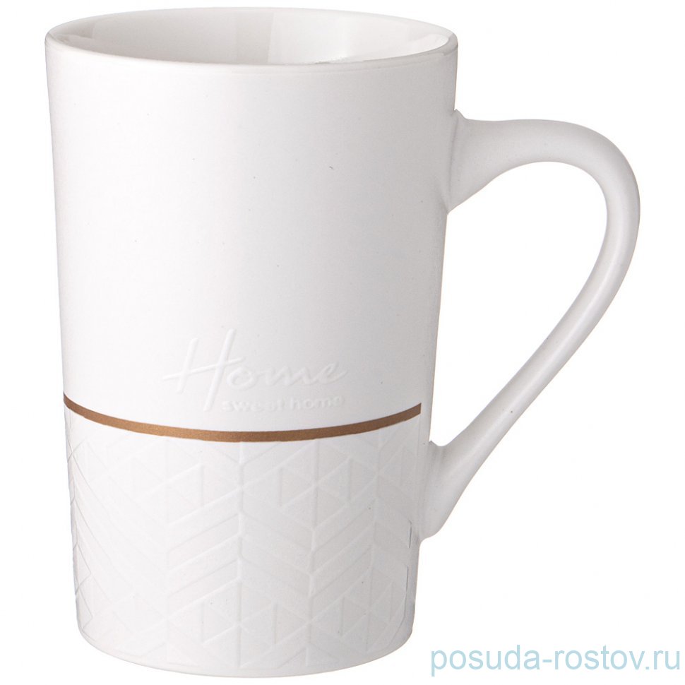 Кружка 380 мл белая "Home" / 339641