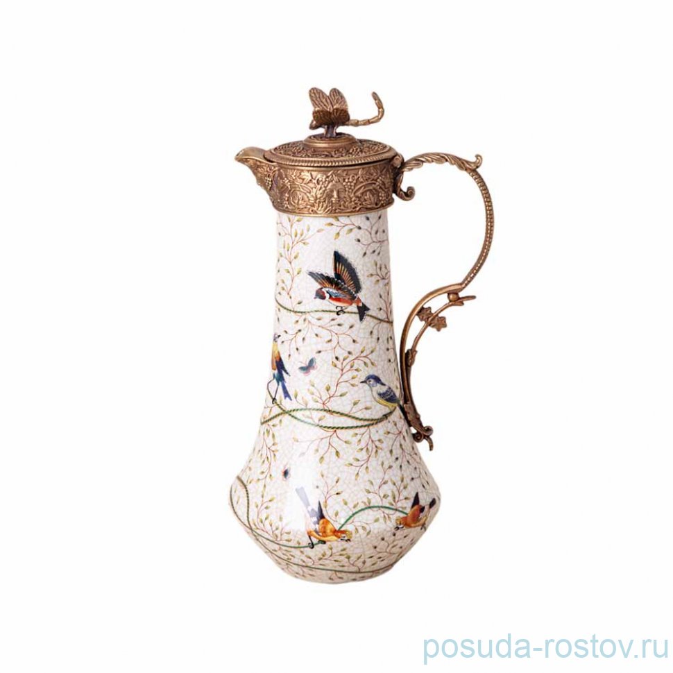 Кувшин для воды 19 х 17 х 36 см "Птицы" / 342674 Кувшин для воды 19 х 17 х 36 см "Птицы" / 342674