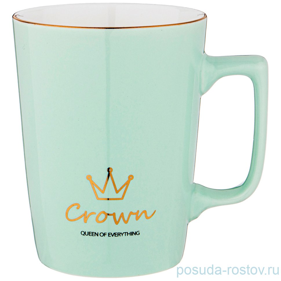 Кружка 400 мл мятная "Break time" / 228760