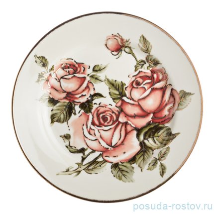 Набор тарелок 27 см 6 шт &quot;Корейская Роза&quot; / 187798