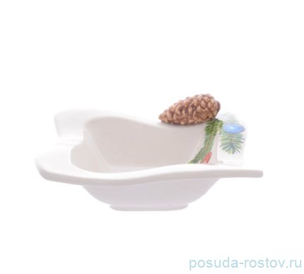 Блюдо 14 см квадратное &quot;christmas world /christmas tree&quot; / 270947