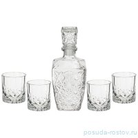 Набор для виски 5 предметов (графин 750 мл + 4 стакана по 240 мл) / 331135