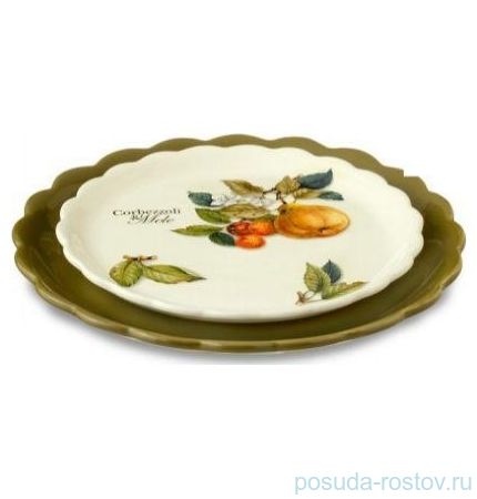 Тарелка 32,5 см 2 шт &quot;Artigianato ceramico /Тыква&quot; / 149401
